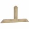 Ekena Millwork Portland Rough Sawn Timber Gable Bracket, Douglas Fir, 72"W x 30"H x 4"D x 6"F, 10/12 Pitch GBW072X30X0406POR00RDF - alternate 4